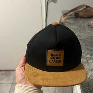 Black and brown baby hat